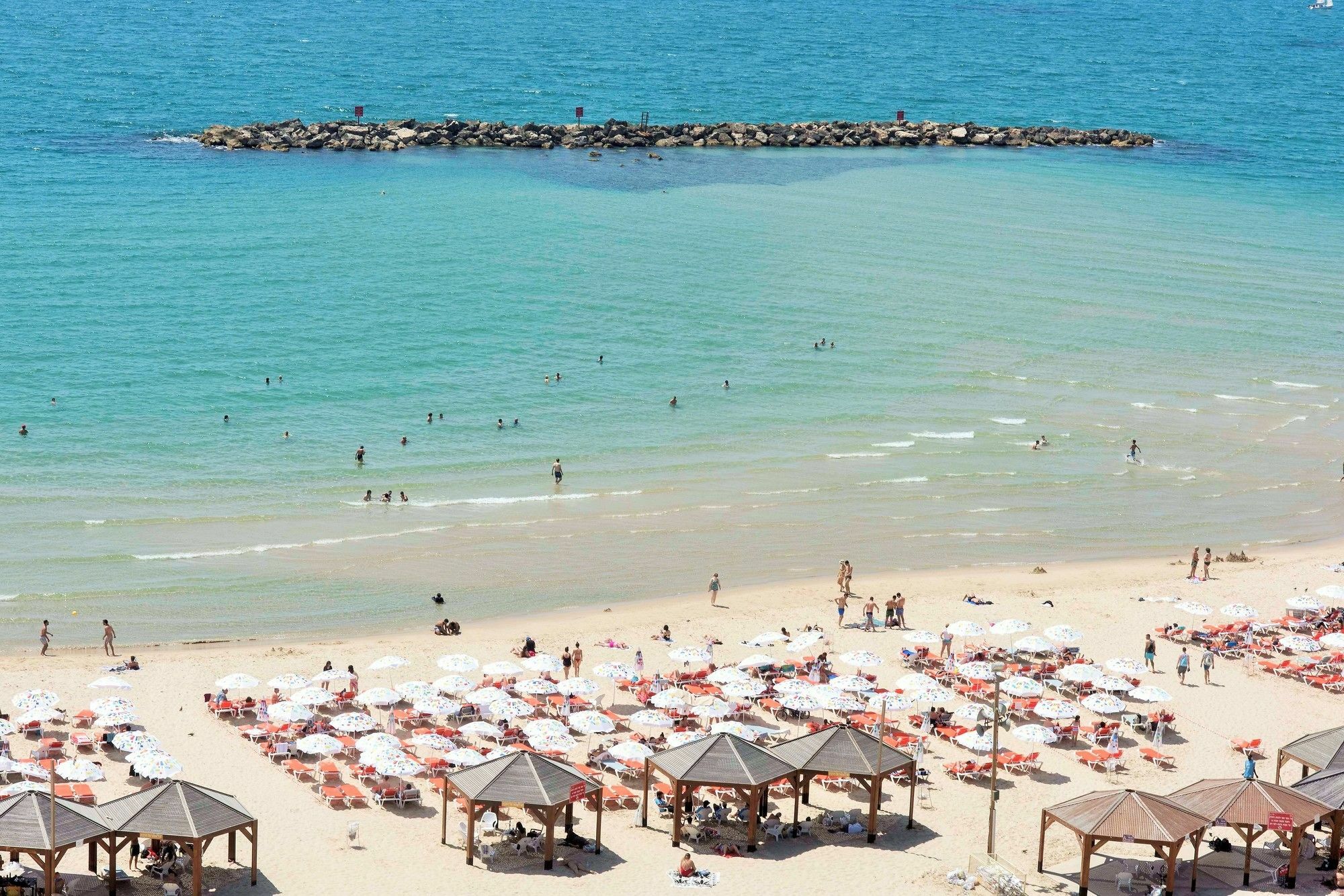Excellent Beachfront Apt W/ Pool Access By Sea N' Rent Tel Aviv Dış mekan fotoğraf